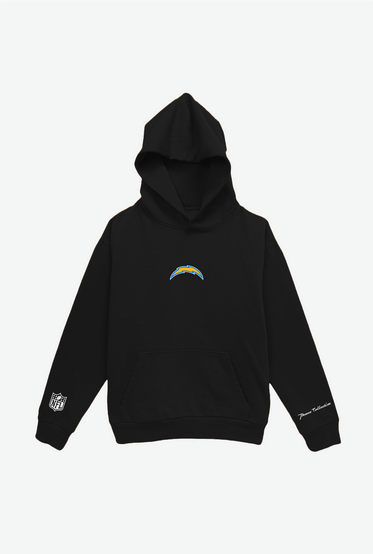 Sweat à capuche épais Los Angeles Chargers Logo - Noir