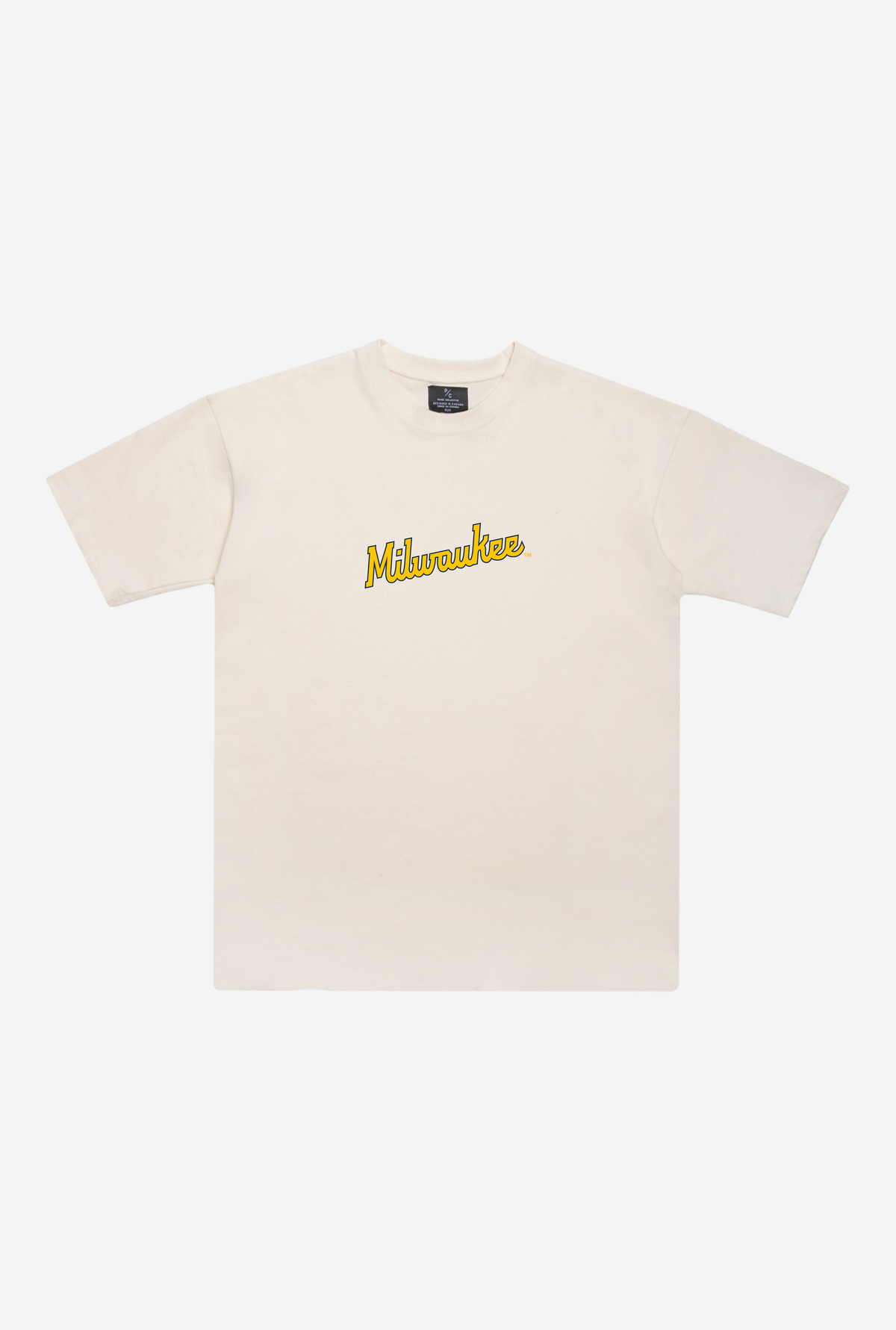 T-Shirt Épais Milwaukee Brewers - Naturel