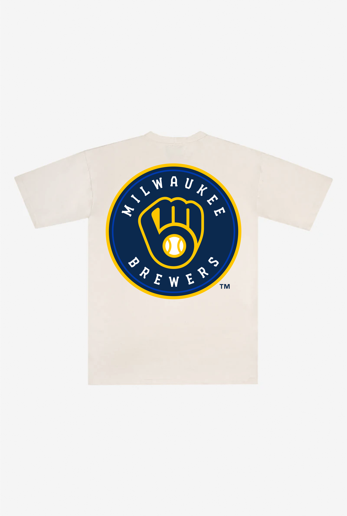 T-Shirt Épais Milwaukee Brewers - Naturel