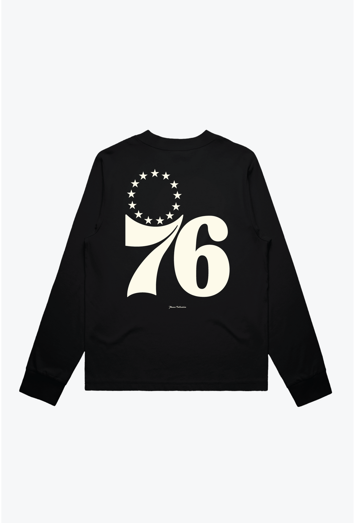 Philadelphia 76ers Women's Mock Long Sleeve - Black