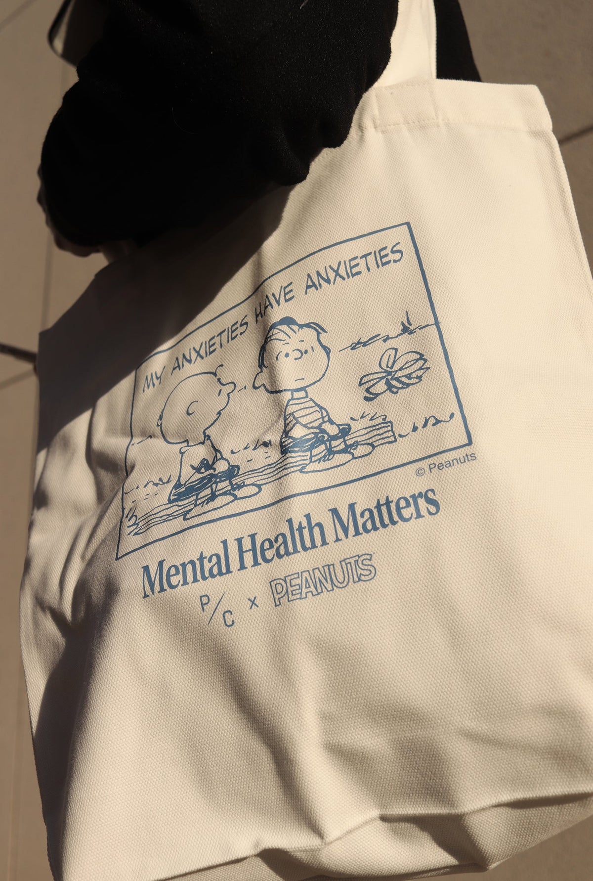Peanuts My Anxieties have Anxieties Tote - Natural