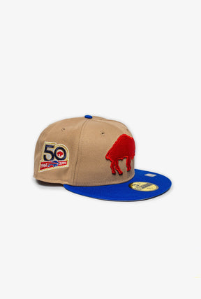 Buffalo Bills 50th Anniversary 59FIFTY - Camel Blue