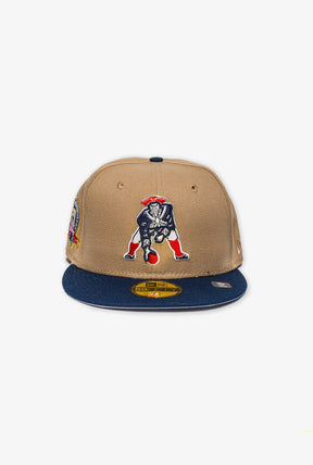New England Patriots 50th Anniversary 59FIFTY - Camel Oceanside