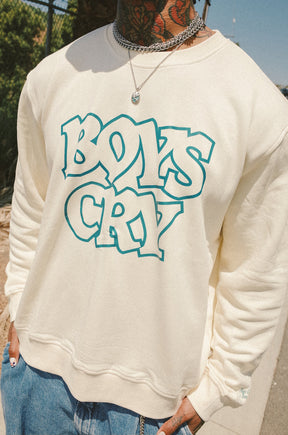 Boys Cry Crewneck - Natural