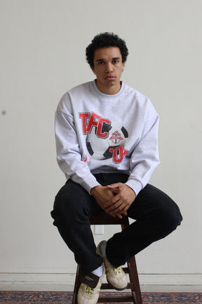 Toronto FC Vintage Footy SuperHeavy™️ Crewneck - Ash