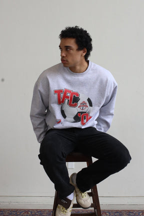 Toronto FC Vintage Footy SuperHeavy™️ Crewneck - Ash