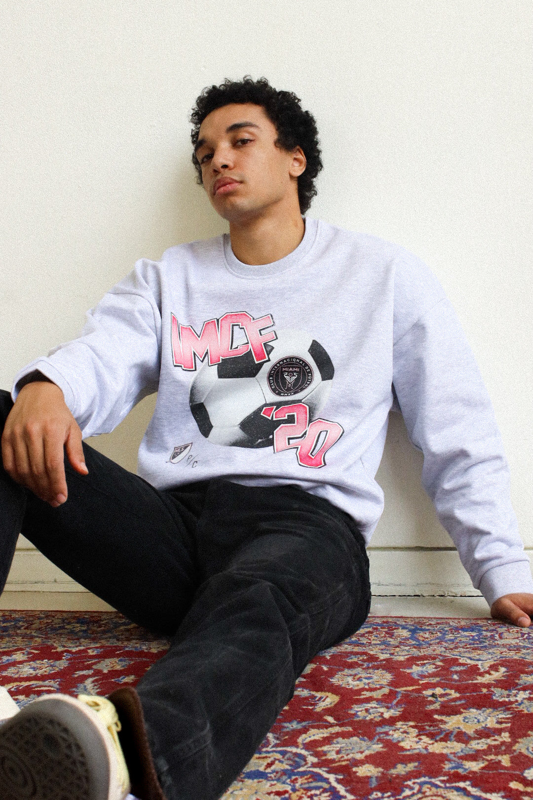 Inter Miami Ball SuperHeavy™️ Crewneck - Ash