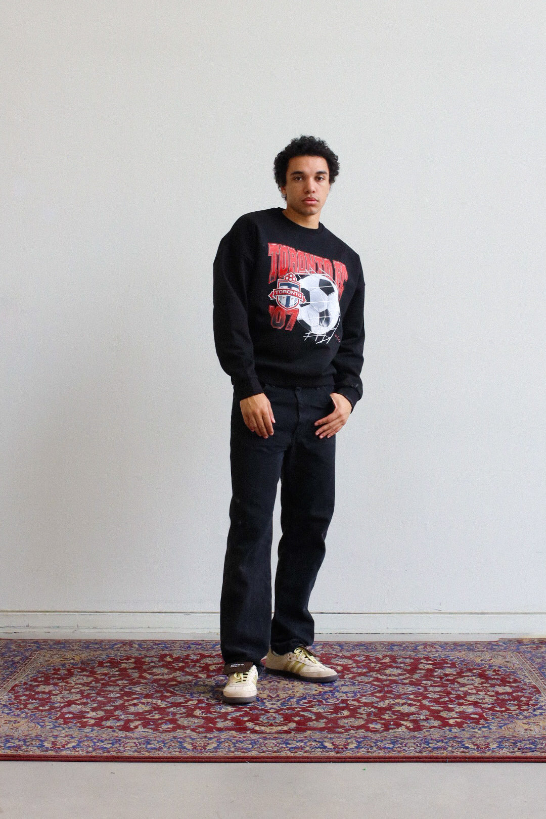 Toronto FC Vintage Goal SuperHeavy™️ Crewneck - Black