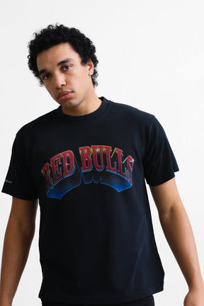 New York Red Bulls Graffiti Heavyweight Pigment Dye - Black
