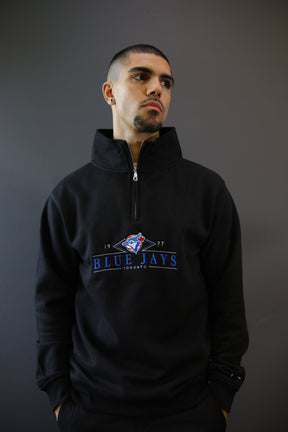 Toronto Blue Jays 1/4 Zip - Black