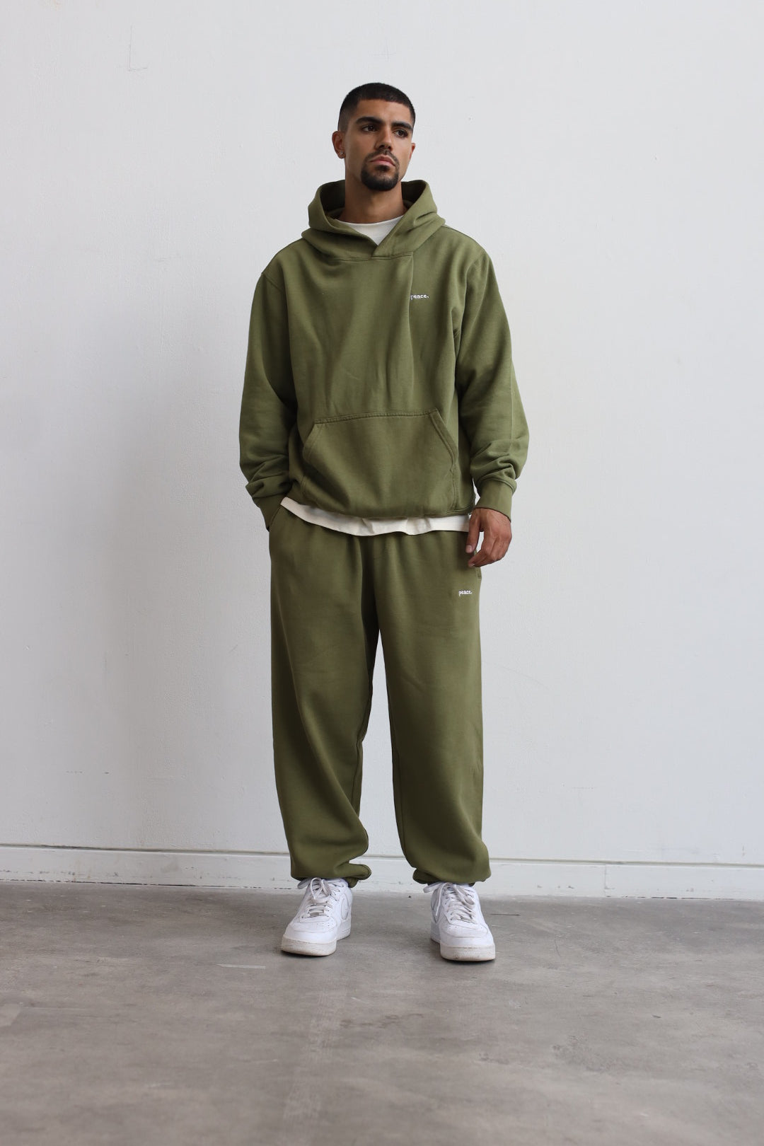 Peace Basics Joggers - Olive