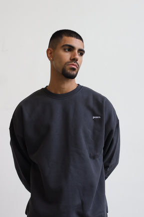 Peace Basics SuperHeavy™️ Crewneck - Black