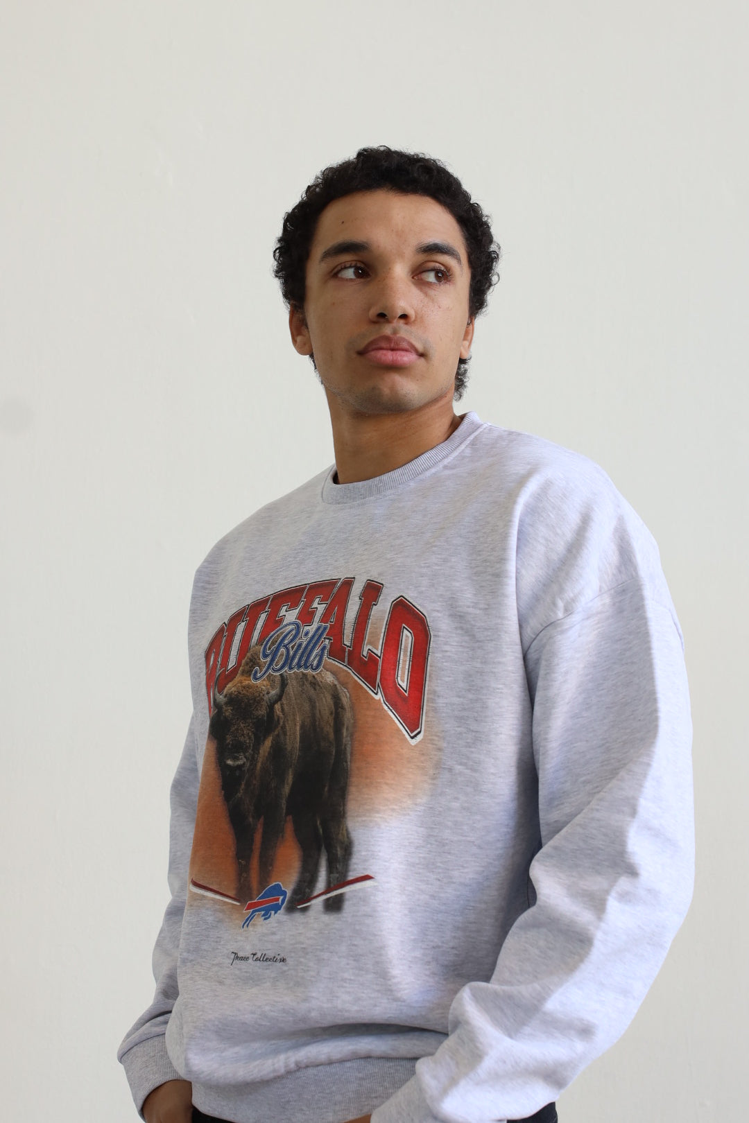 Buffalo Bills Mascot SuperHeavy™️ Crewneck - Ash