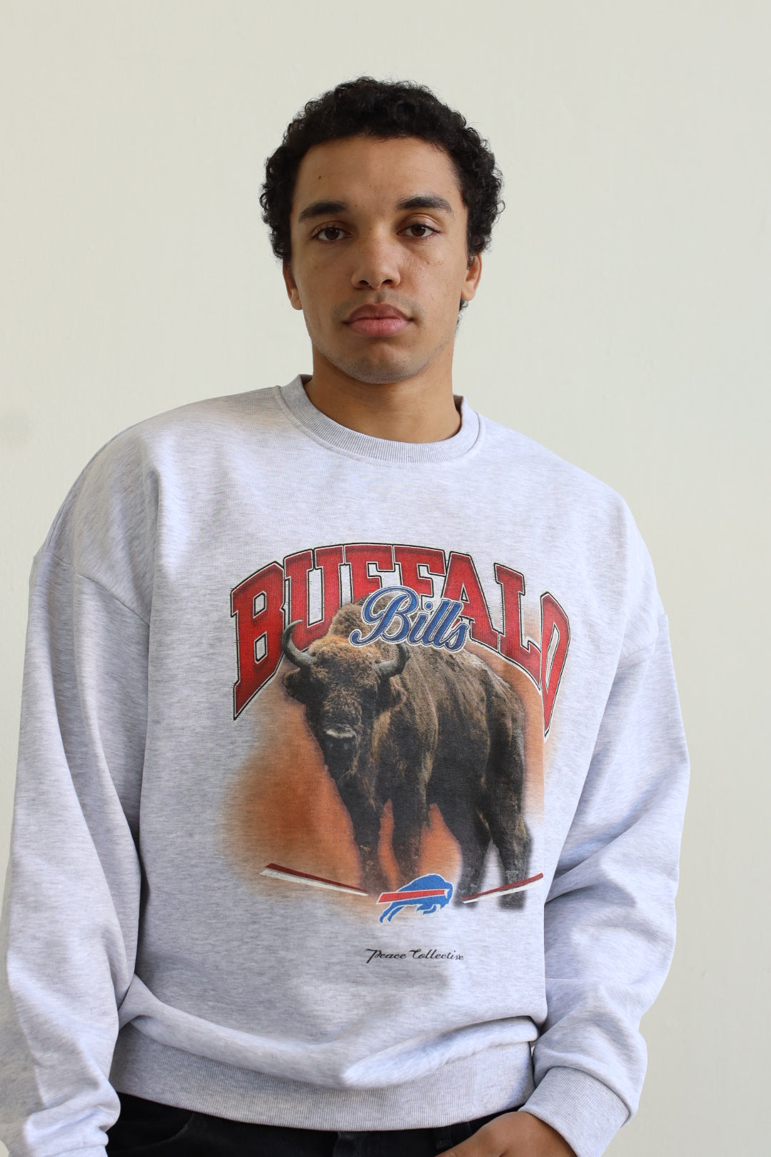 Buffalo Bills Mascot SuperHeavy™️ Crewneck - Ash