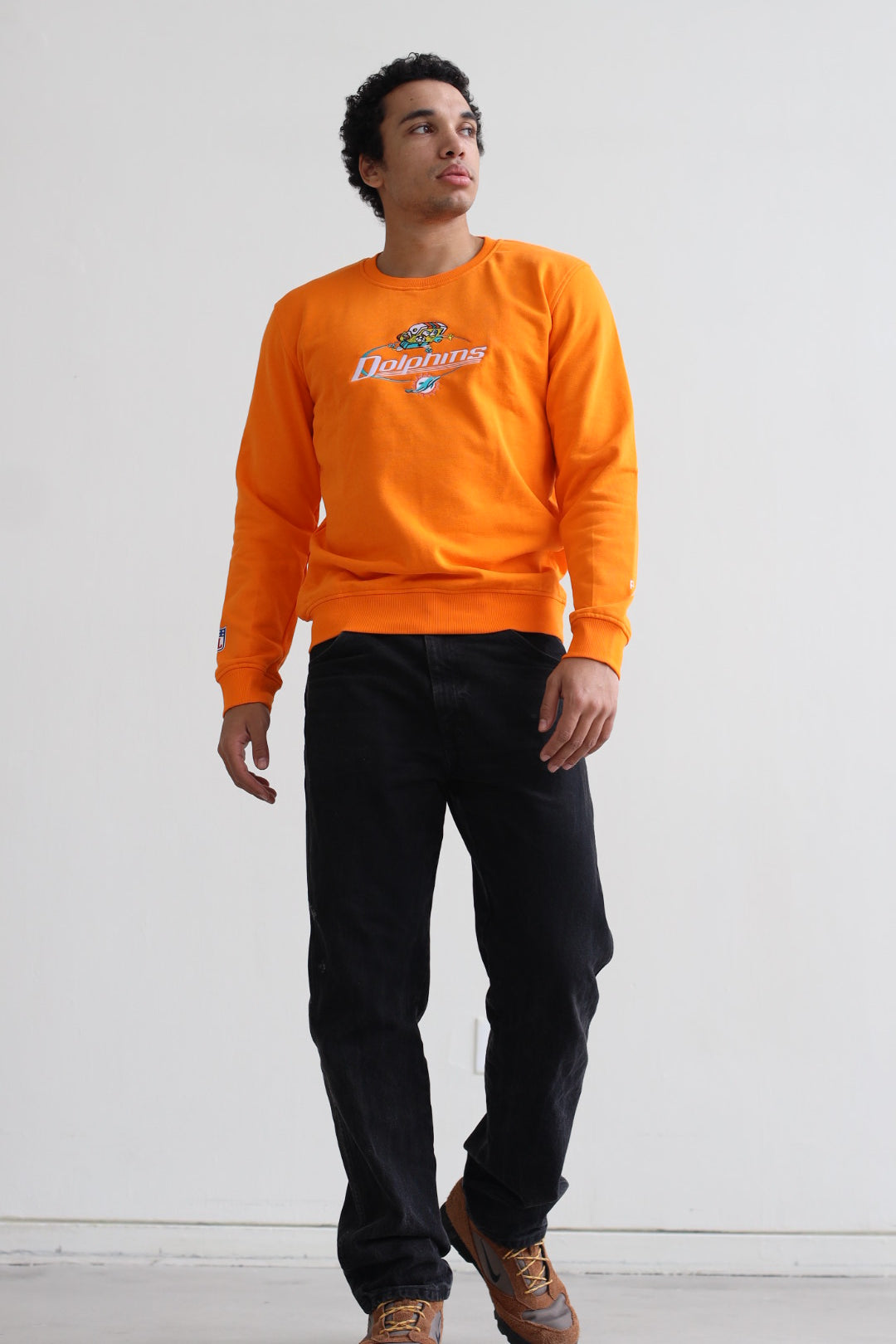NFL x Nickelodeon Embroidered Crewneck - Miami Dolphins