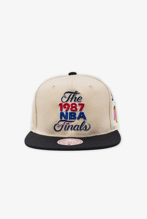 NBA Finals '87 Bird vs. Magic Snapback - Cream