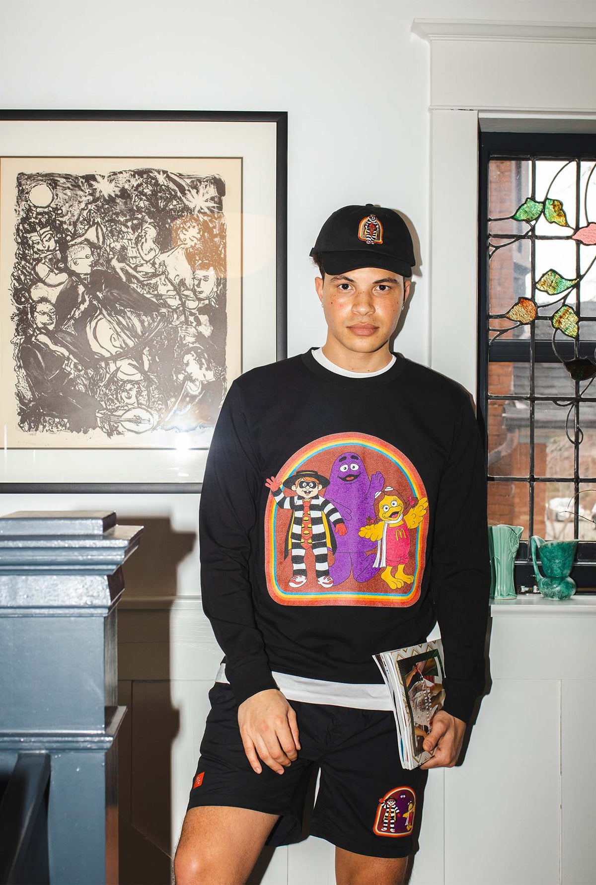 P/C x McDonald's Retro Long Sleeve - Black