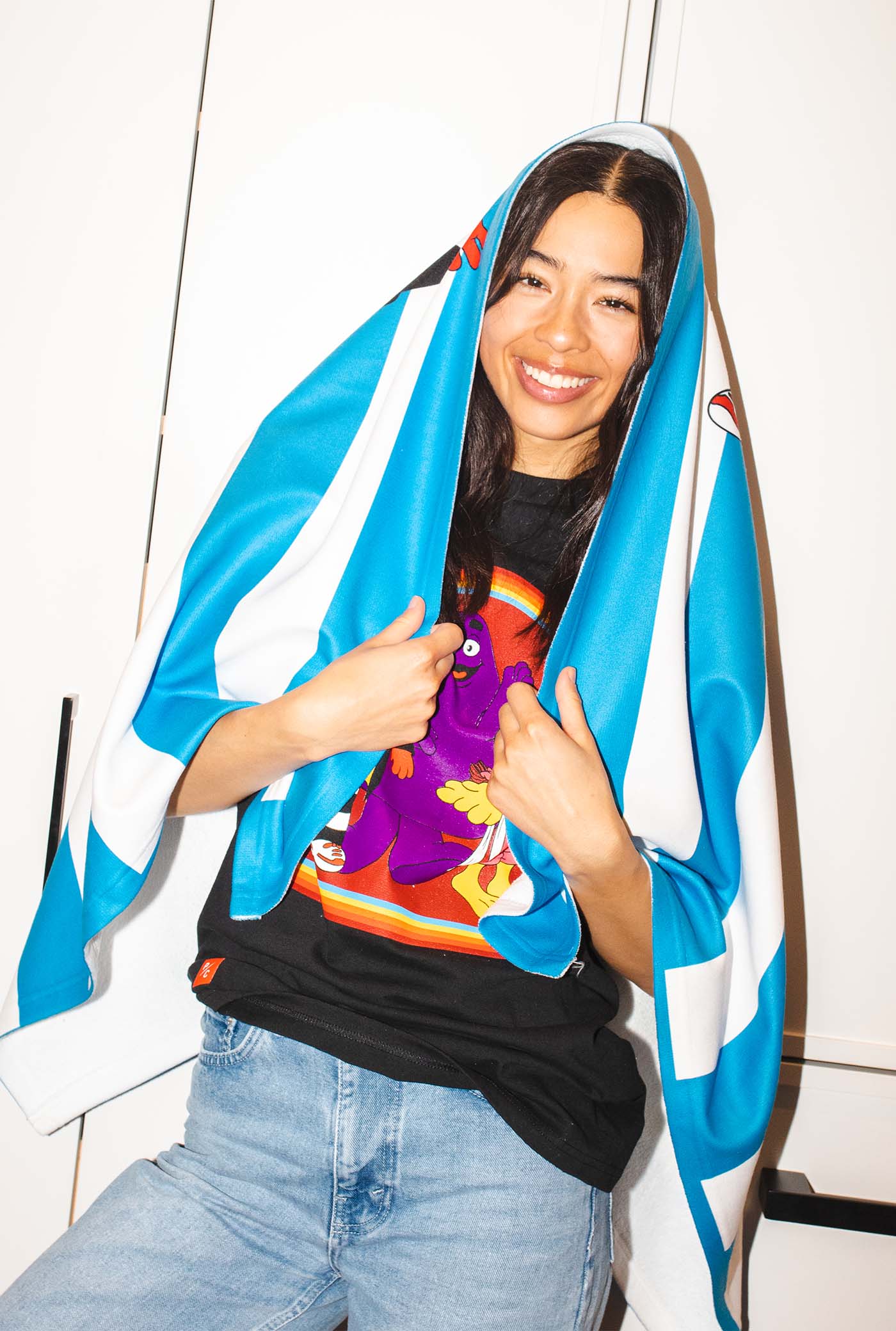 P/C x McDonald's Towel - Blue/White