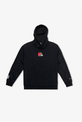 Sweat à capuche épais avec logo Cleveland Browns - Noir