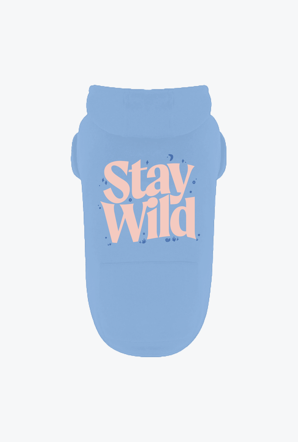 Stay Wild Dog Hoodie - Mint