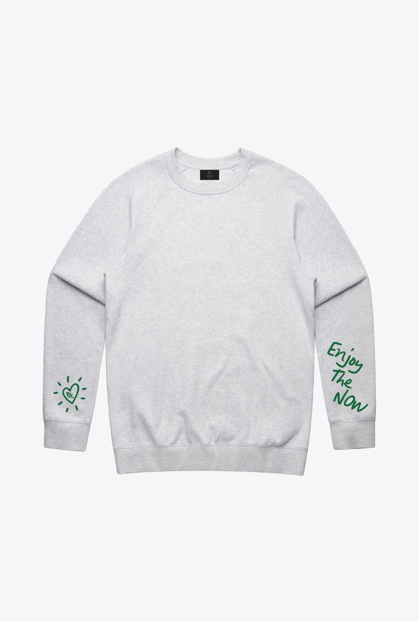 Enjoy the Now Crewneck - Ash