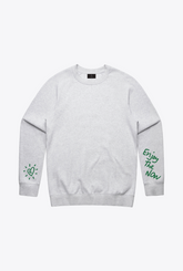 Enjoy the Now Crewneck - Ash