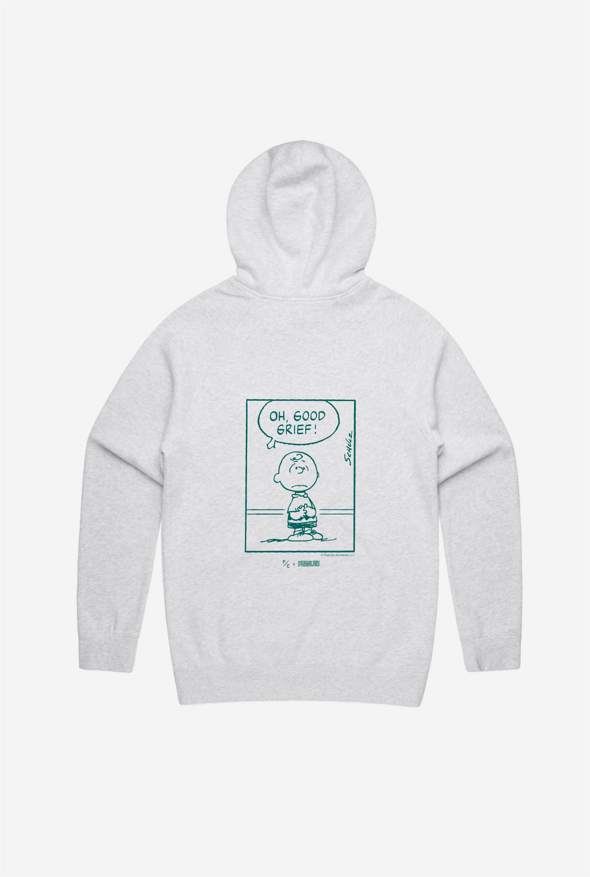 Peanuts Mental Health est un bon deuil pour la santé ! Sweat à capuche - Gris cendré
