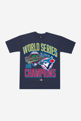 T-shirt premium de la série Cooperstown des Blue Jays de Toronto 1993 - Bleu marine