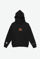 Sweat à capuche épais avec logo des Bengals de Cincinnati - Noir