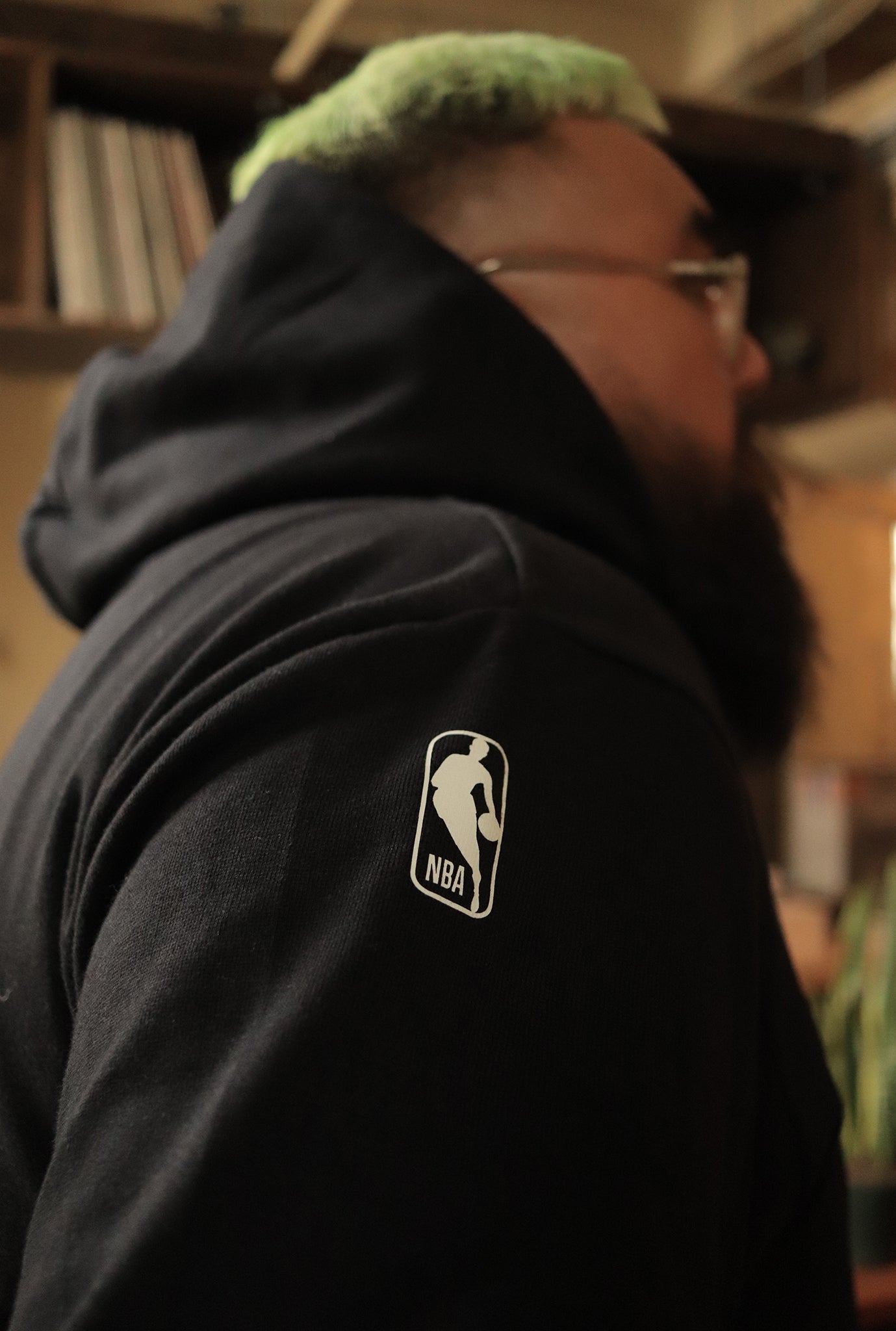 Sweat à capuche épais Boston Celtics - Noir