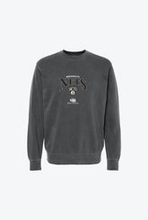 Brooklyn Nets Pigment Dye Crewneck - Black