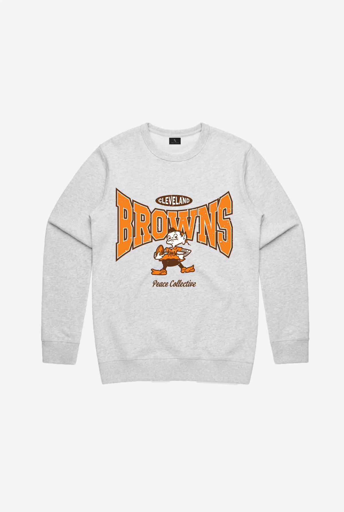 Cleveland Browns Washed Graphic Crewneck - Ash