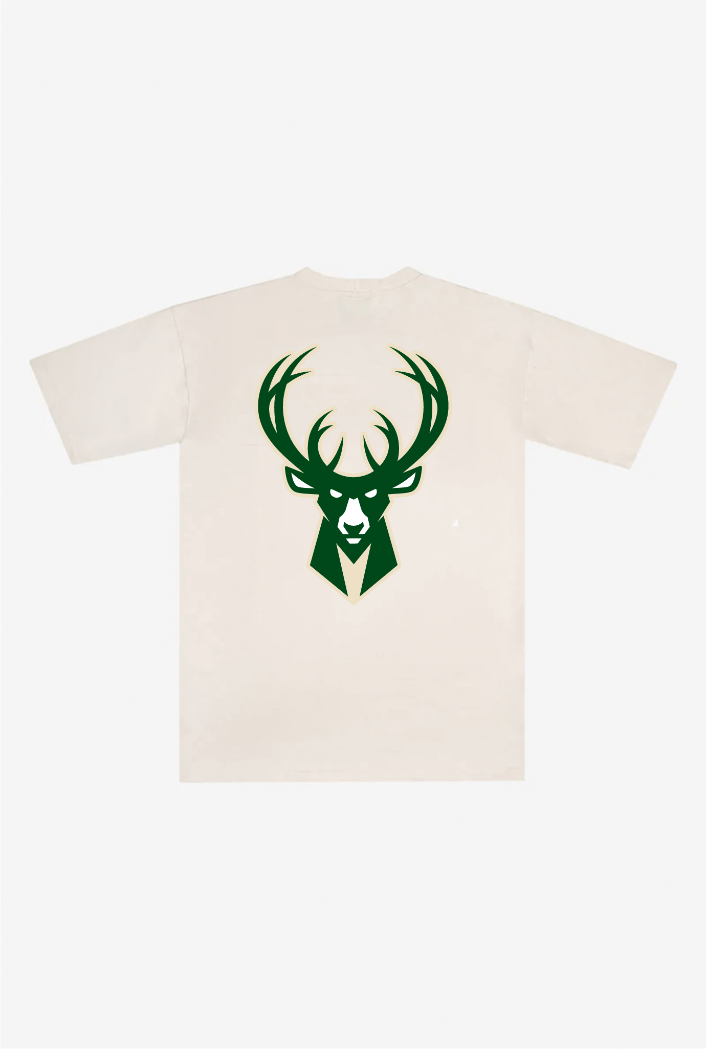 T-shirt poids lourd Milwaukee Bucks - Naturel