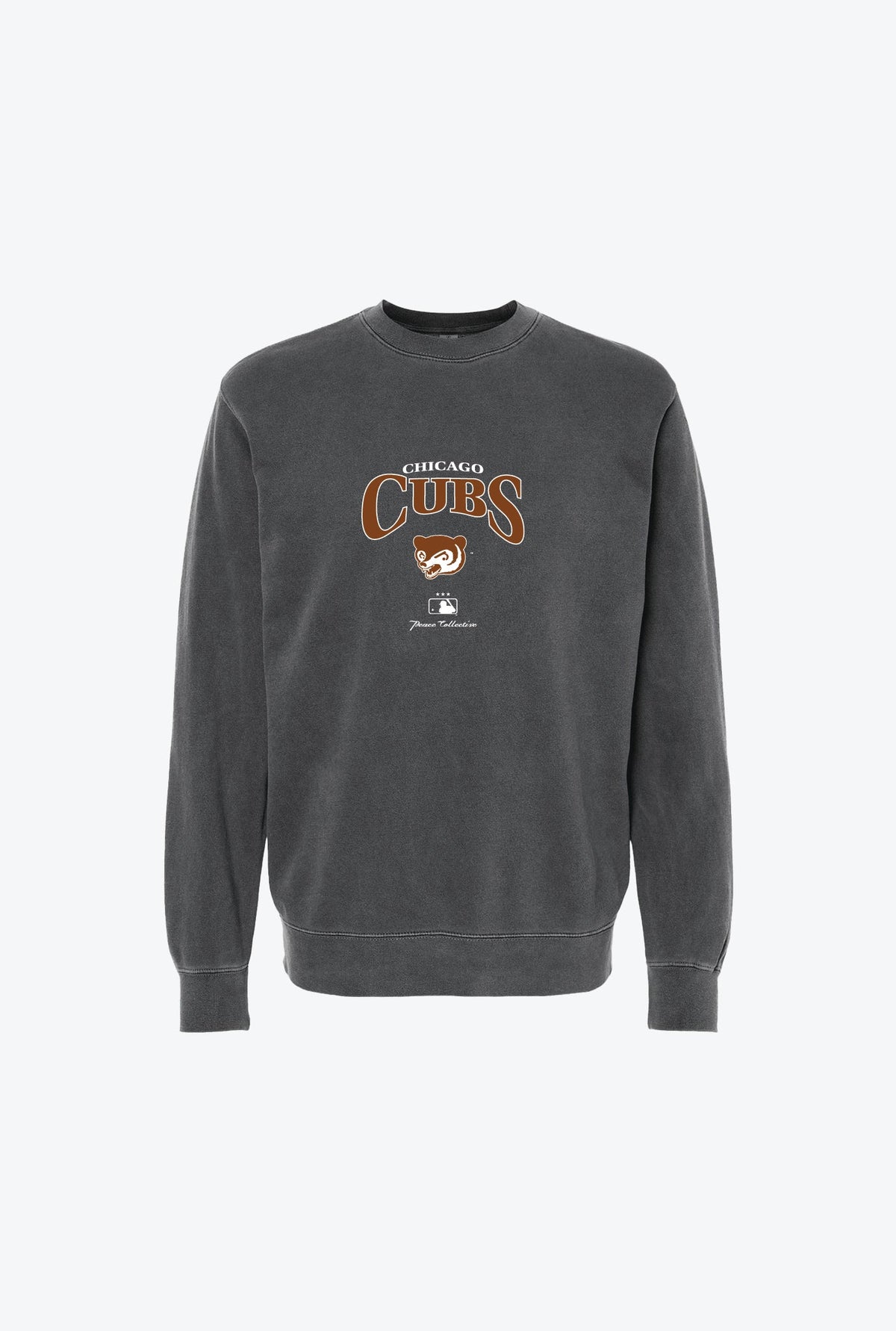 Chicago Cubs Pigment Dye Crewneck - Black