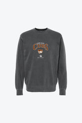 Chicago Cubs Pigment Dye Crewneck - Black