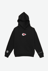 Sweat à capuche épais Kansas City Chiefs Logo - Noir