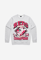 Pull ras du cou Cincinnati Reds Vintage Cooperstown Collection - Cendre