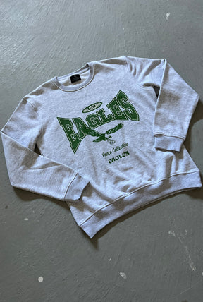 Philadelphia Eagles Washed Graphic Crewneck - Ash