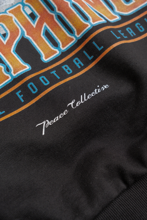 Miami Dolphins Helmet SuperHeavy™️ Crewneck - Off Black