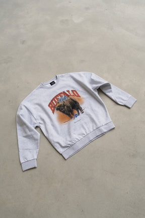 Buffalo Bills Mascot SuperHeavy™️ Crewneck - Ash