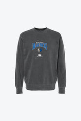 Dallas Mavericks Pigment Dye Crewneck - Black