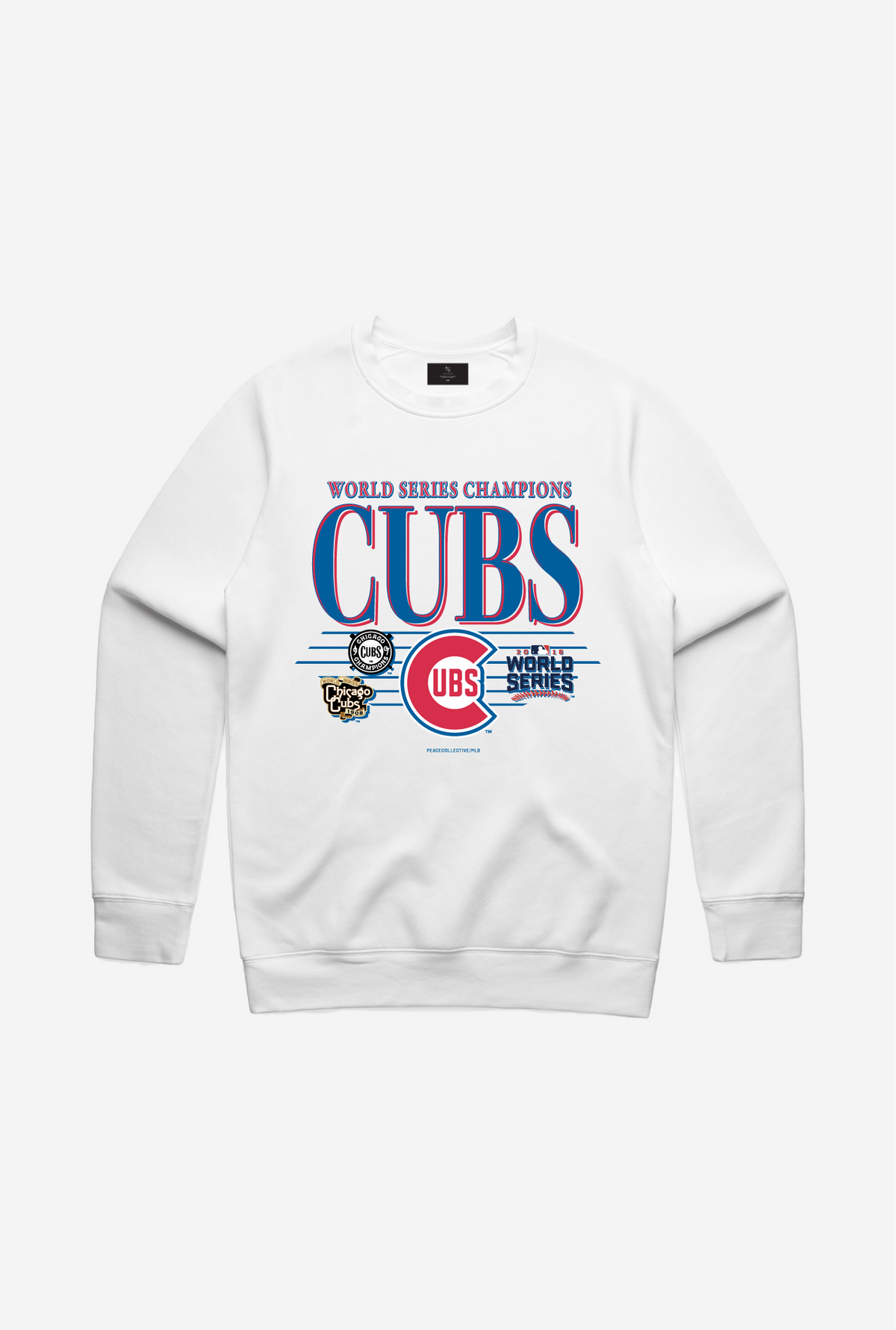 Chicago Cubs Throwback Crewneck - White