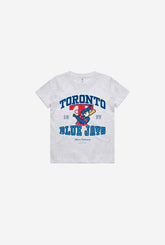 T-Shirt Enfant Vintage Washed Blue Jays de Toronto - Cendre