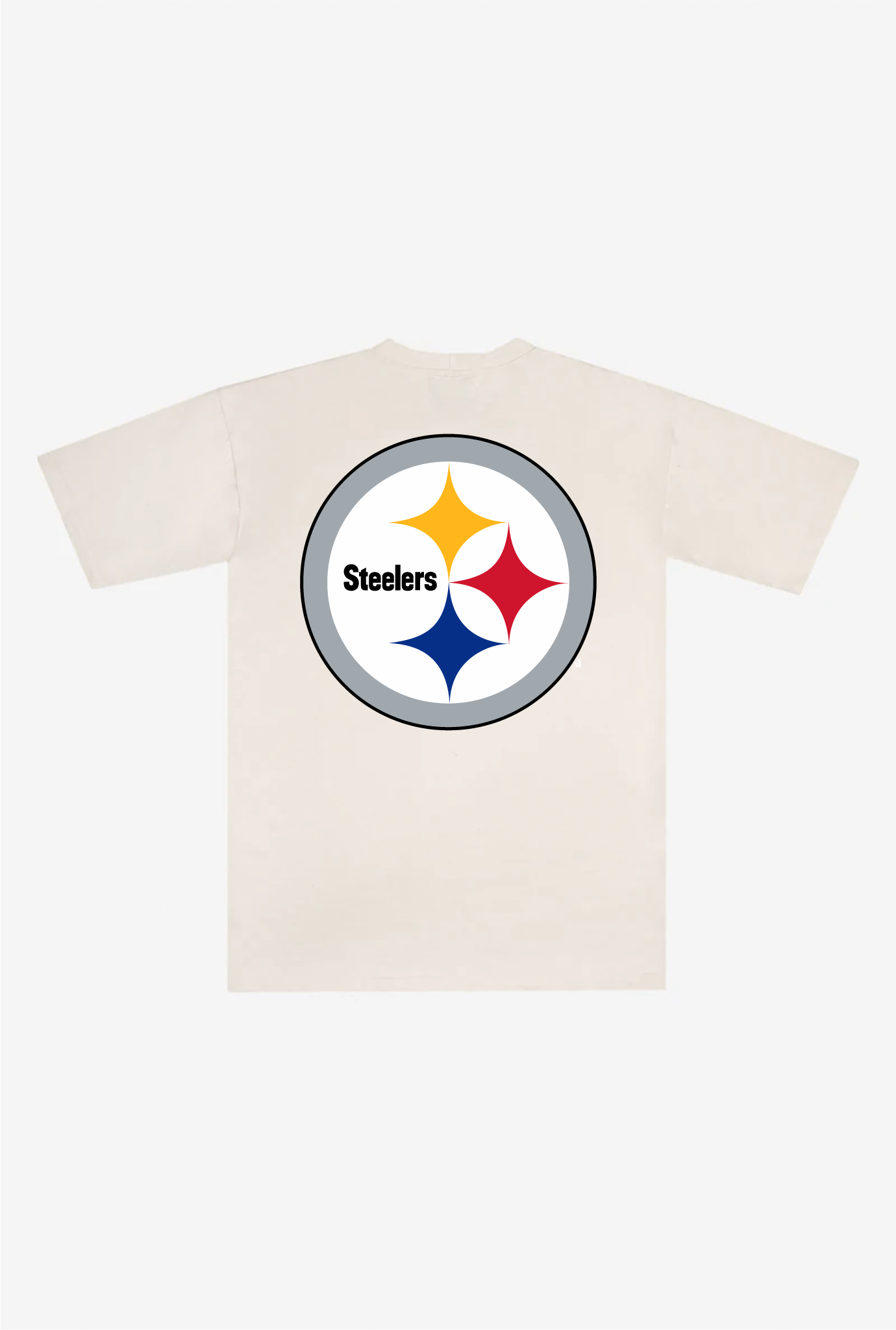 T-Shirt Épais Pittsburgh Steelers - Naturel