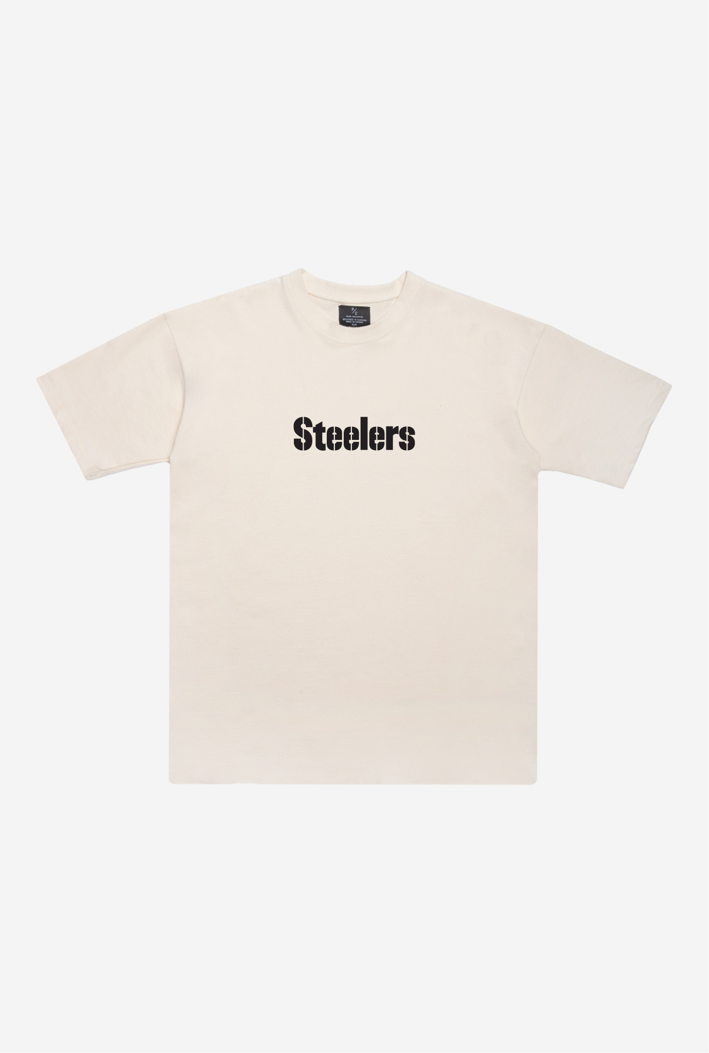 T-Shirt Épais Pittsburgh Steelers - Naturel