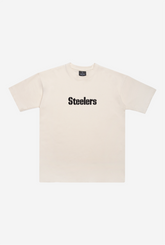 T-Shirt Épais Pittsburgh Steelers - Naturel