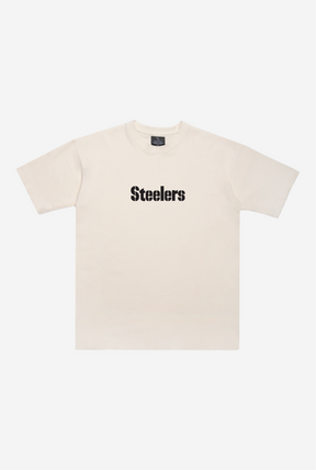 T-Shirt Épais Pittsburgh Steelers - Naturel