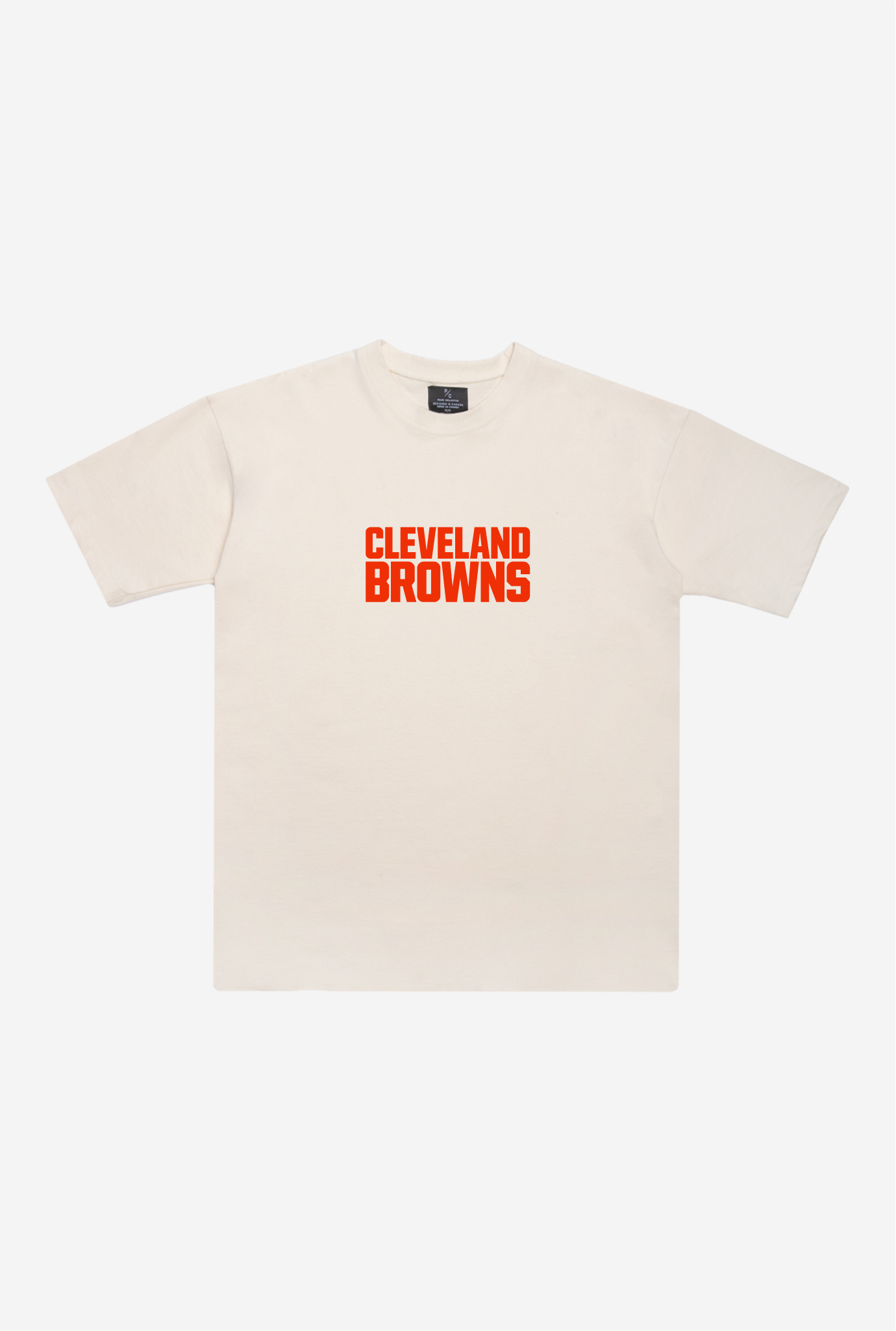 Cleveland Browns Heavyweight T-Shirt - Natural
