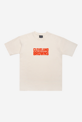 Cleveland Browns Heavyweight T-Shirt - Natural
