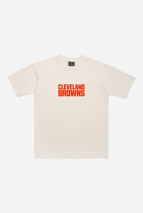 Cleveland Browns Heavyweight T-Shirt - Natural
